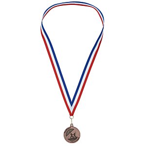 2" Econo Medal with Ribbon - Round Main Image