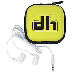 Color Top Case with Ear Buds Main Image