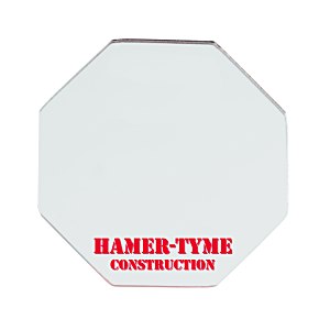 Acrylic Mirror Magnet - Stop Sign Main Image