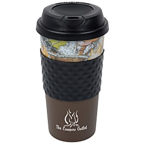 Color Banded Classic Coffee Cup - Camo - 16 oz. Main Image