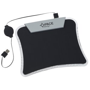 Light Up Mouse Pad w/4-Port USB 1.1 Hub - Closeout Main Image