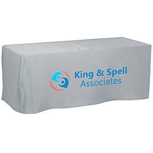 Closed-Back Fitted Nylon Table Cover - 6' Main Image