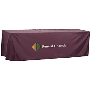 Closed-Back Fitted Nylon Table Cover - 8' Main Image
