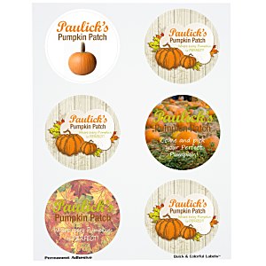 Quick & Colorful Sheeted Label - Circle 3" Main Image