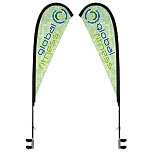 Deluxe 10' Event Tent - Sail Sign Banner Kit - Two Sided Main Image