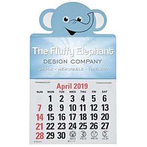 Paws and Claws Press-n-Stick Calendar-Elephant Main Image
