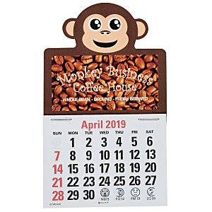 Paws and Claws Press-n-Stick Calendar-Monkey Main Image