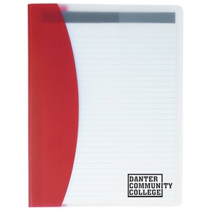 Clear Color Notebook with Pen - Closeout Main Image