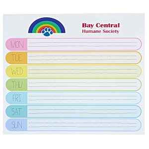 Bic Note Paper Mouse Pad - Color Schedule - 25 Sheet Main Image