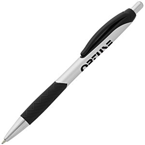 Pattern Grip Pen - Silver - 24 hr Main Image