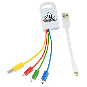 4-in-1 Charging Cable - Multicolor Main Image