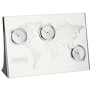 Worldly Desk Clock Main Image
