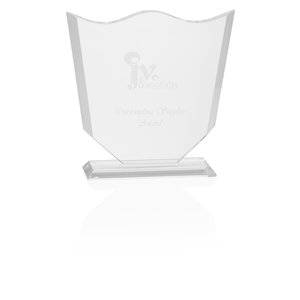 Elegant Shield Glass Award Main Image