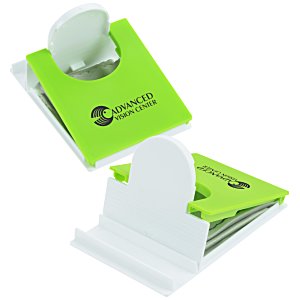 Fold Flat Phone Stand with Microfiber Cloth Main Image