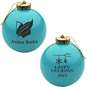 Round Shatterproof Ornament - Snowflake - Happy Holidays Main Image