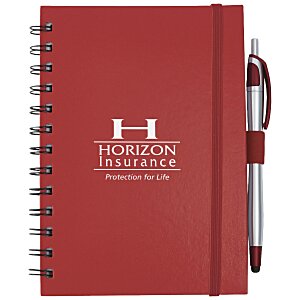 Inspiration Spiral Notebook with Stylus Pen Main Image