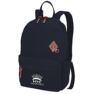 Alternative Basic Cotton Laptop Backpack Main Image