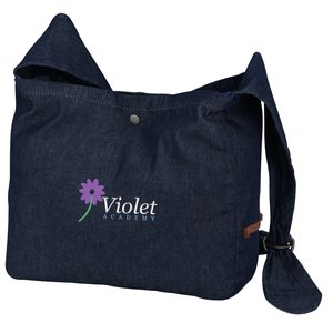 Alternative Cross Body Slouch Tote - Embroidered Main Image