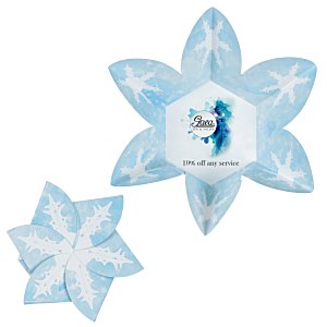 Foldable Gift Card Holder - Snowflake Main Image