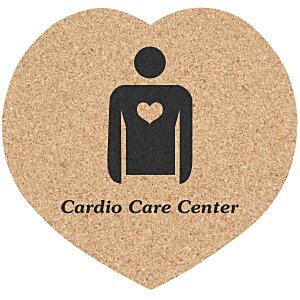 Cork Coaster - Heart Main Image
