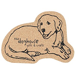 Large Cork Coaster - Dog Main Image