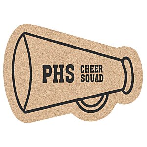 Large Cork Coaster - Megaphone Main Image