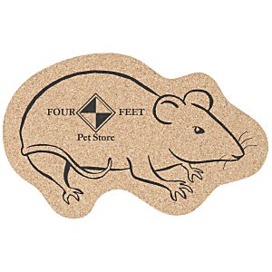 Large Cork Coaster - Rat Main Image