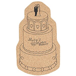 Large Cork Coaster - Wedding Cake Main Image