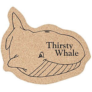 Large Cork Coaster - Whale Main Image