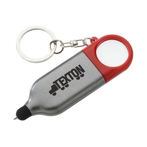 Magnifier Stylus Pen Keychain Main Image