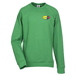 French Terry Fashion Crew Sweatshirt - Embroidered Main Image