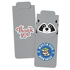 Paws and Claws Magnetic Bookmark - Raccoon Main Image