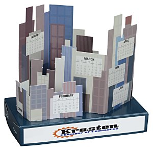 Cityscape Desk Calendar Main Image