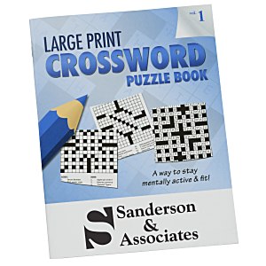 Large Print Crossword Puzzle Book - Volume 1 Main Image