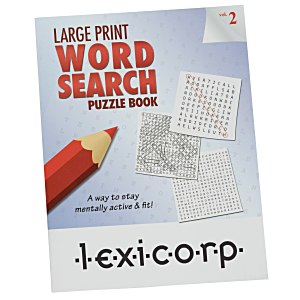 Large Print Word Search Puzzle Book - Volume 2 Main Image