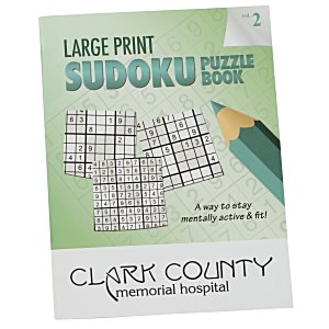 Large Print Sudoku Puzzle Book - Volume 2 Main Image