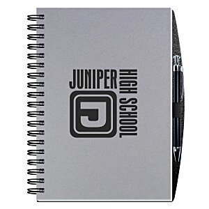 Smooth Paperboard Journal with Pen- 10" x 7"-100 sheet Main Image