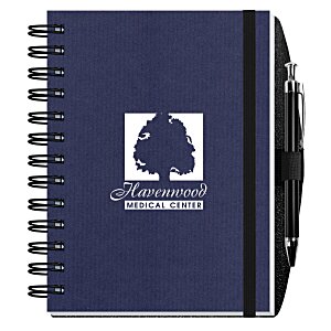 Corded Paperboard Journal with Pen - 7" x 5" - 100 sheet Main Image