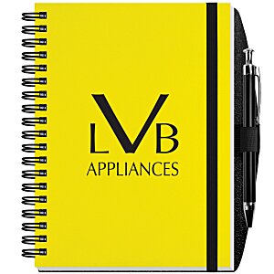 Polypro Journal with Pen - 7" x 5" - 50 sheet - Translucent Main Image