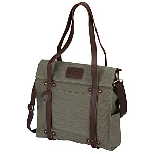 Leather Accent Relaxed Carry All Bag Main Image