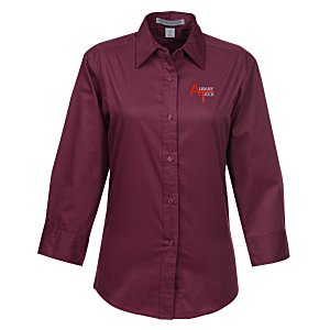 Workplace Easy Care 3/4 Sleeve Twill Shirt - Ladies' Main Image