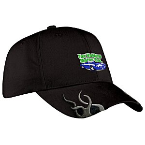 Speedway Cap with Flames Main Image
