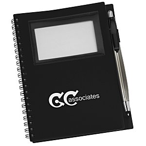 Business Card Notebook with Stylus Pen - Opaque - 24 hr Main Image