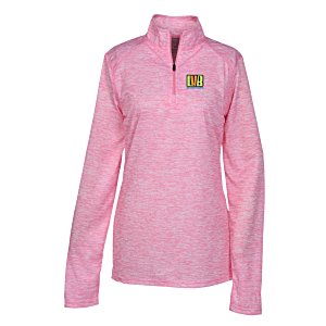 Badger Performance Blend 1/4-Zip Pullover - Ladies' - Embroidered Main Image