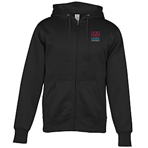 Independent Trading Co. Poly-Tech Full-Zip Sweatshirt - Embroidered Main Image
