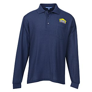 Silk Touch Long Sleeve Sport Pocket Shirt - Men's Main Image