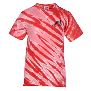 Tie-Dye Animal Stripe T-Shirt Main Image