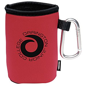 Collapsible Koozie® Can Cooler with Carabiner - 24 hr Main Image