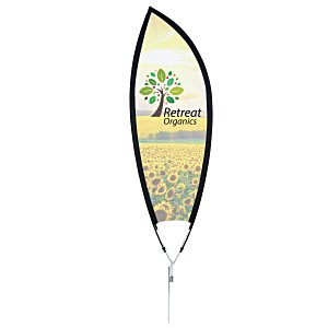 Outdoor Petal Mesh Sail Sign - 9' - One Sided Main Image