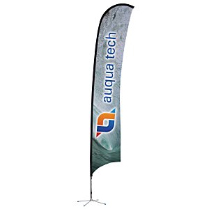 Indoor Razor Sail Sign - 17' - One Sided Main Image